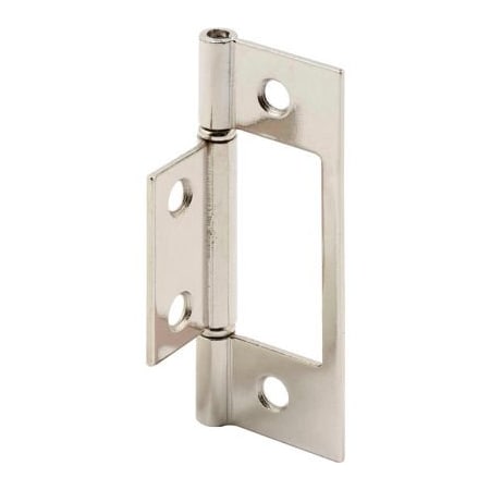 Prime-Line Prime-Line Bi-Fold Door Hinge, 3 in., Steel, Satin Nickel Plated, Non-Mortise Pack of 2 N 7273